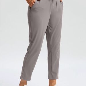 Elegant Women's Taupe Ankle Pants